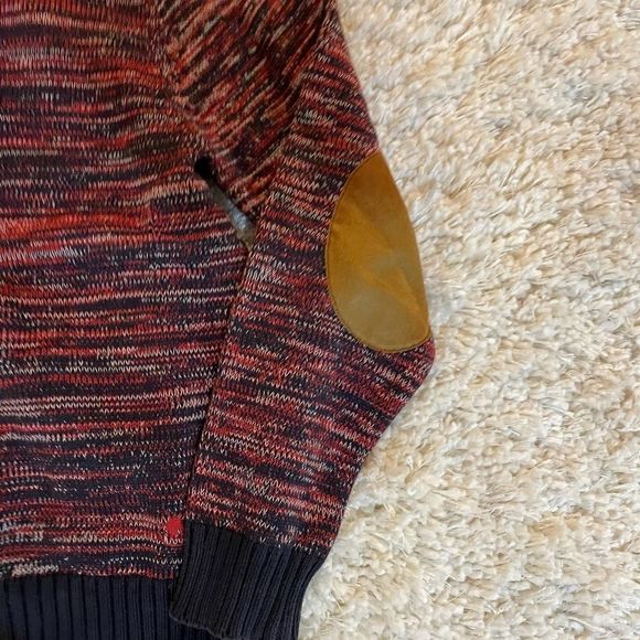 Little Marc Jacobs Multicolor Sweater with Brown Elbow Patches - Picture 4 of 5